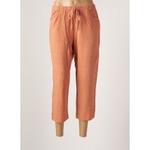 TELMAIL - Pantacourt orange en viscose - Femme - Taille 56 - Modz