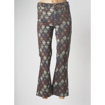 FIVE - Pantalon flare gris en coton - Femme - Taille W28 - Modz