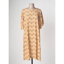 MARIA BELLENTANI - Robe mi-longue beige en viscose - Femme - Taille 40 - Modz