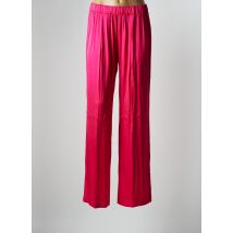 MARIA BELLENTANI - Pantalon large rose en viscose - Femme - Taille 40 - Modz