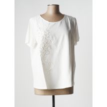 MARIA BELLENTANI - Top blanc en lin pour femme - Taille 44 - Modz