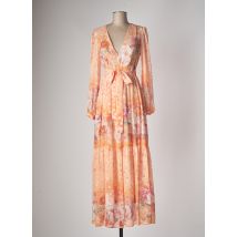 TWINSET - Robe longue orange en polyester - Femme - Taille 38 - Modz