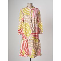 LUISA CERANO - Robe mi-longue rose en coton - Femme - Taille 36 - Modz