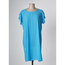 MARKUP - Robe mi-longue bleu en polyester - Femme - Taille 42 - Modz