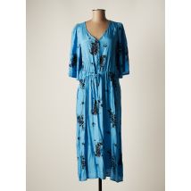 KAFFE - Robe longue bleu en viscose pour femme - Taille 38 - Modz