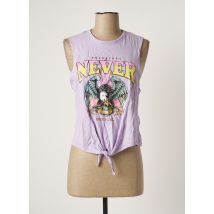 ONLY - Débardeur violet en coton - Femme - Taille 40 - Modz