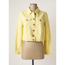 KING LOUIE - Veste en jean jaune en coton - Femme - Taille 44 - Modz