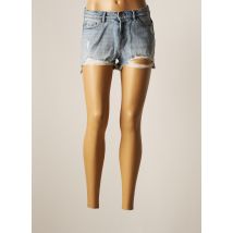 ONLY - Short bleu en coton - Femme - Taille 38 - Modz