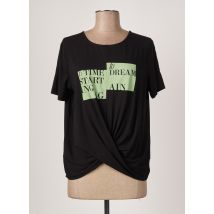 YEST - T-shirt noir en viscose - Femme - Taille 36 - Modz