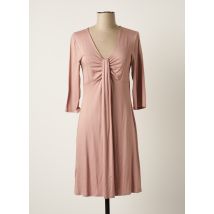 COEMI - Robe mi-longue beige en modal - Femme - Taille 40 - Modz