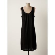 MSN - Robe mi-longue noir en viscose - Femme - Taille 38 - Modz