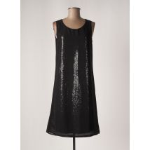 STREET ONE - Robe mi-longue noir en polyester - Femme - Taille 40 - Modz