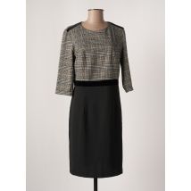 DIANE LAURY - Robe mi-longue noir en polyester - Femme - Taille 40 - Modz