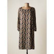 JENSEN - Robe mi-longue beige en viscose - Femme - Taille 40 - Modz
