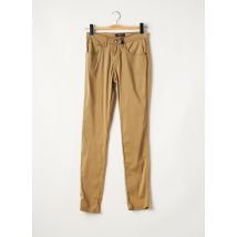 IMPAQT - Pantalon slim beige en coton - Femme - Taille 34 - Modz