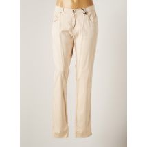 IMPAQT - Pantalon slim beige en coton - Femme - Taille 44 - Modz