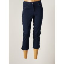 GUY DUBOUIS - Pantacourt bleu en polyester - Femme - Taille 36 - Modz