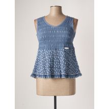 POUPEE CHIC - Top bleu en polyester - Femme - Taille 40 - Modz