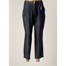 POUPÉE CHIC BY MERCEDES DE MIGUEL - Pantalon 7/8 bleu en tencel - Femme - Taille 40 - Modz