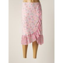 K-DESIGN - Jupe longue rose en polyester - Femme - Taille 42 - Modz
