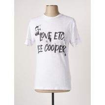 LEE COOPER - T-shirt blanc en coton pour homme - Taille 3XL - Modz