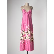 OTTOD'AME - Robe longue rose en coton pour femme - Taille 40 - Modz
