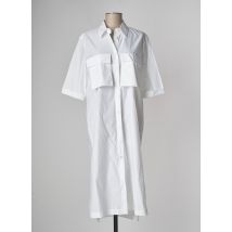 PHISIQUE DU ROLE - Robe mi-longue blanc en coton - Femme - Taille 36 - Modz
