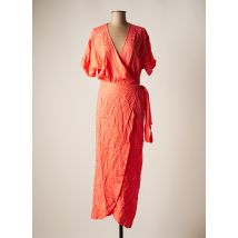 MODETROTTER - Robe longue orange en viscose - Femme - Taille 40 - Modz