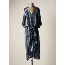 ESSENTIEL ANTWERP - Robe mi-longue bleu en viscose - Femme - Taille 40 - Modz