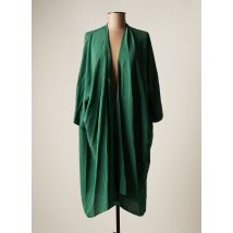 OTTOD'AME - Veste kimono vert en acetate - Femme - Taille 38 - Modz