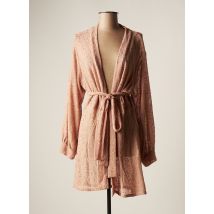 SEASS - Veste kimono rose en viscose - Femme - Taille 38 - Modz