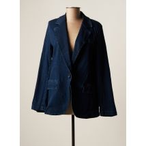 HANA SAN - Blazer bleu en coton - Femme - Taille 38 - Modz