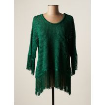 MODETROTTER - Pull tunique vert en viscose - Femme - Taille 38 - Modz