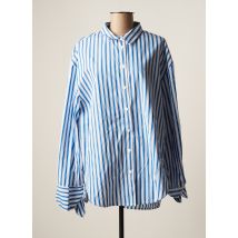 PHISIQUE DU ROLE - Chemisier bleu en coton - Femme - Taille 38 - Modz