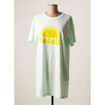 RONRON - Robe courte bleu en coton - Femme - Taille 36 - Modz