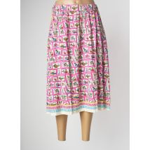LIV BERGEN - Jupe longue rose en viscose - Femme - Taille 38 - Modz