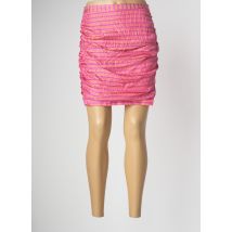 MODETROTTER - Jupe courte rose en acetate - Femme - Taille 40 - Modz