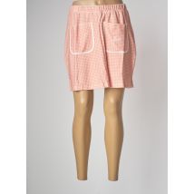 WELCOME BOB - Jupe courte rose en coton - Femme - Taille 40 - Modz