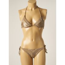 SEASS - Maillot de bain 2 pièces jaune en viscose - Femme - Taille 38 - Modz