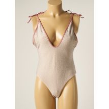 SEASS - Maillot de bain 1 pièce beige en viscose - Femme - Taille 38 - Modz