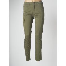 SCHOTT - Pantalon cargo vert en coton pour femme - Taille 36 - Modz