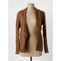 LA FEE MARABOUTEE - Veste casual marron en lin pour femme - Taille 36 - Modz