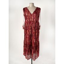 LA FEE MARABOUTEE - Robe longue rouge en coton - Femme - Taille 40 - Modz