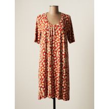 ZILCH - Robe mi-longue orange en viscose - Femme - Taille 40 - Modz