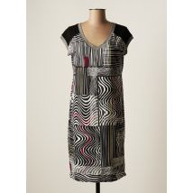 TELMAIL - Robe mi-longue noir en polyester - Femme - Taille 38 - Modz