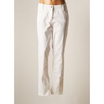GARDEUR - Pantalon slim beige en coton - Femme - Taille 46 - Modz