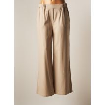 INTERDEE - Pantalon large beige en polyester - Femme - Taille 40 - Modz