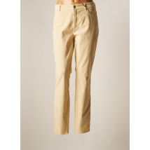 ROSNER - Pantalon slim beige en coton - Femme - Taille 44 - Modz