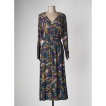 DES PETITS HAUTS - Robe longue vert en viscose - Femme - Taille 36 - Modz