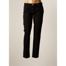 THALASSA - Pantalon slim noir en coton - Femme - Taille 38 - Modz